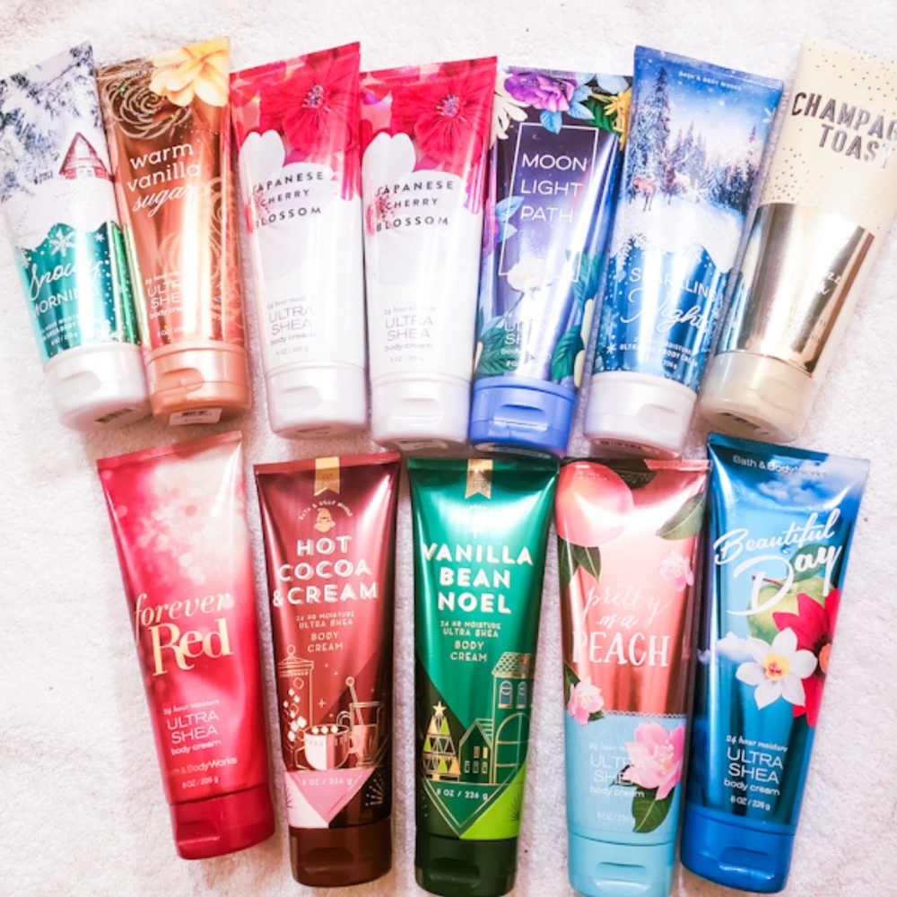 4 for $30 Bath and Body Works Body Cream